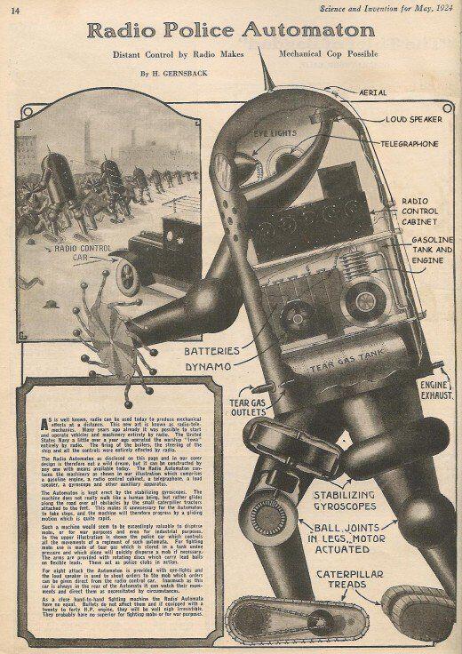 Radio Police Automaton 1924